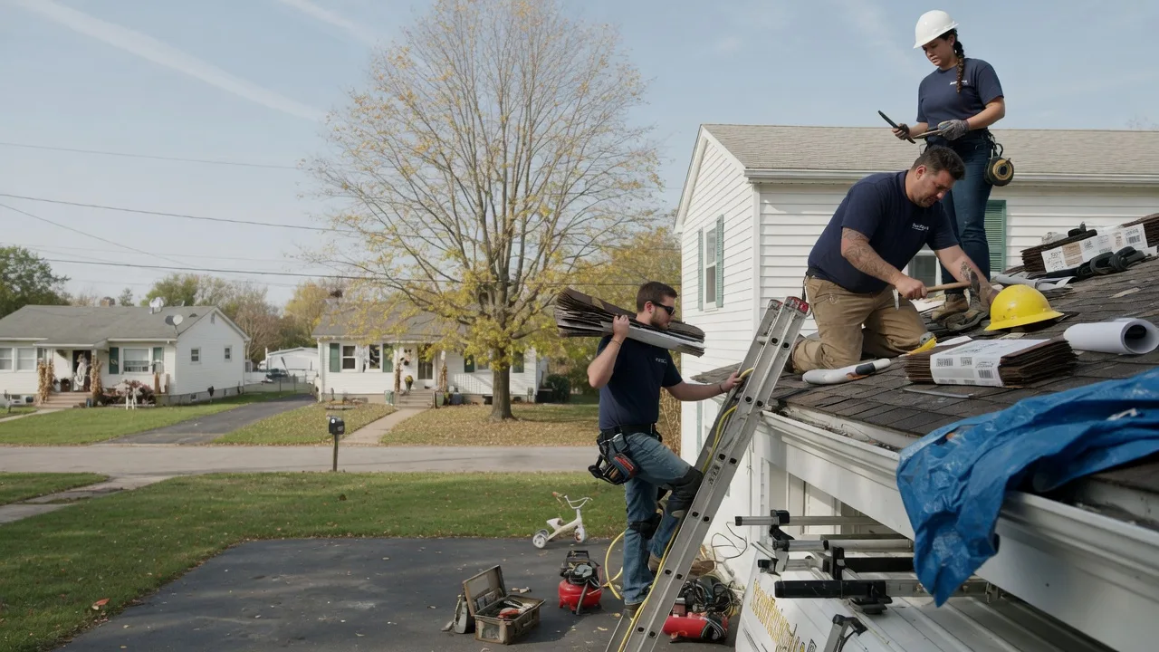 Local Roofing Contractors in Oakford, IN near me